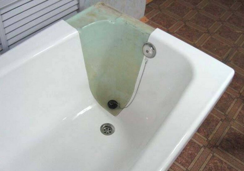 Как отреставрировать старую чугунную ванну в Полоцке